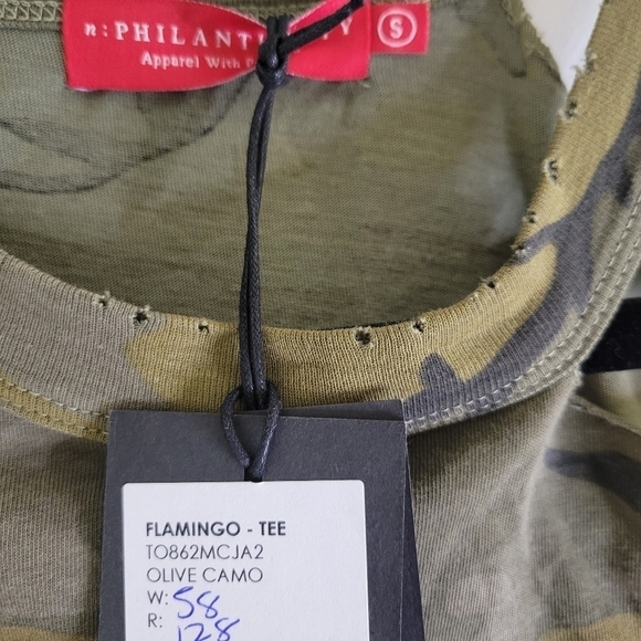 n:PHILANTHROPY Flamingo Cutout Camouflage Top - Picture 14 of 15